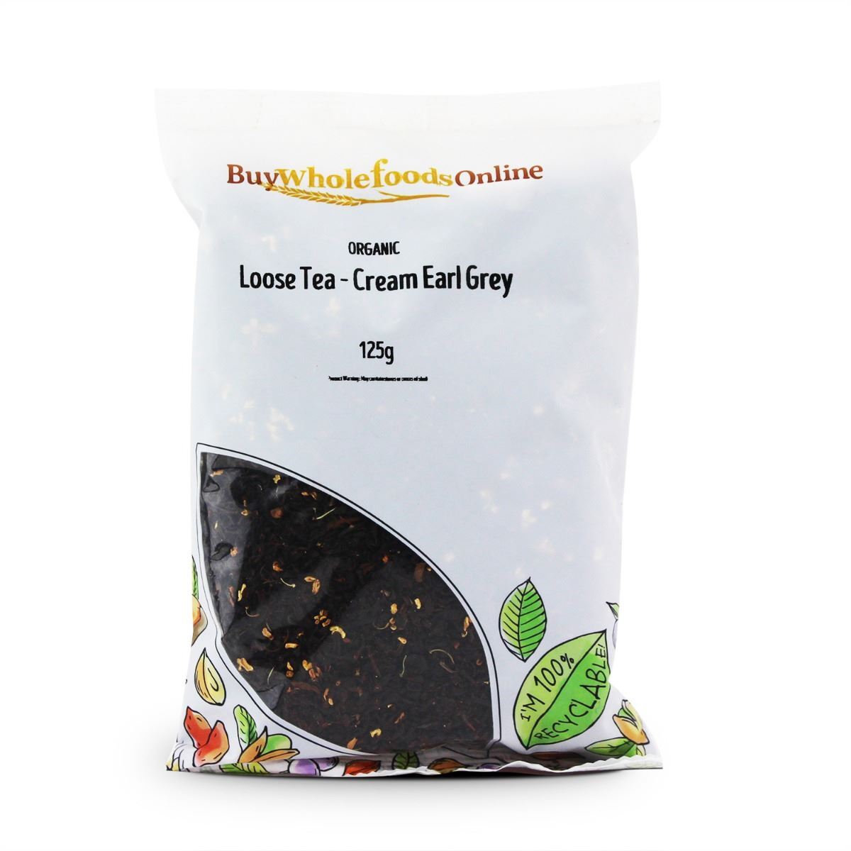 Loose Tea - Organic Cream Earl Grey 125g | BWFO | Free UK Mainland P&P