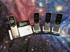 AT T TL96423 DECT 6.0 4 Handset Cordless Phone Answering System Caller ID Set