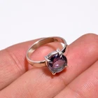 Iolite Gemstone Jewelry 925 Sterling Silver Handmade Unique Ring For Women