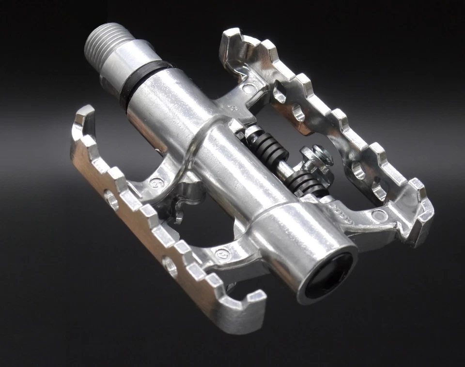 GENETIC Switch Dual Pedal SPD Clipless+Cage 360g Paar - NEU