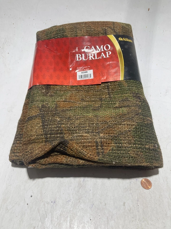 Allen 54in x 12ft Burlap Camo Blind - 2566 - Image 2 of 2
