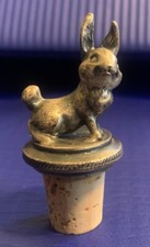 Ancien bouchon de bouteille lapin en étain bouché, jamais utilisé