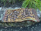 A Rare and Large Chinese Qing Dynasty Carved Gilt Wooden Wall Panel — photo 5