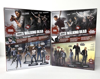 NEW!! 2017 MCFARLANE AMC THE WALKING DEAD GLENN & NEGAN 10