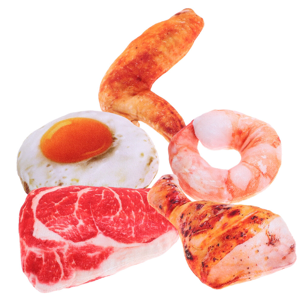 5 Pcs Dog Teething Toys for Puppies Chicken Leg Chew Large Dogs Small Puppy