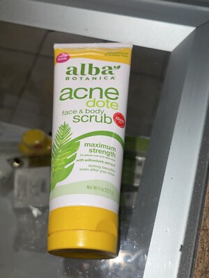 Alba Botanica Acne Dote 2X Face & Body Scrub 8 oz