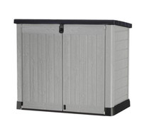 Keter Store-It-Out Pro Max 1200L Garden Storage Box Lockable Bin Store In Grey
