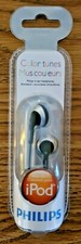 Philips In-Ear Only Headphones Black  Silver Color Tunes Earbuds SHE2640