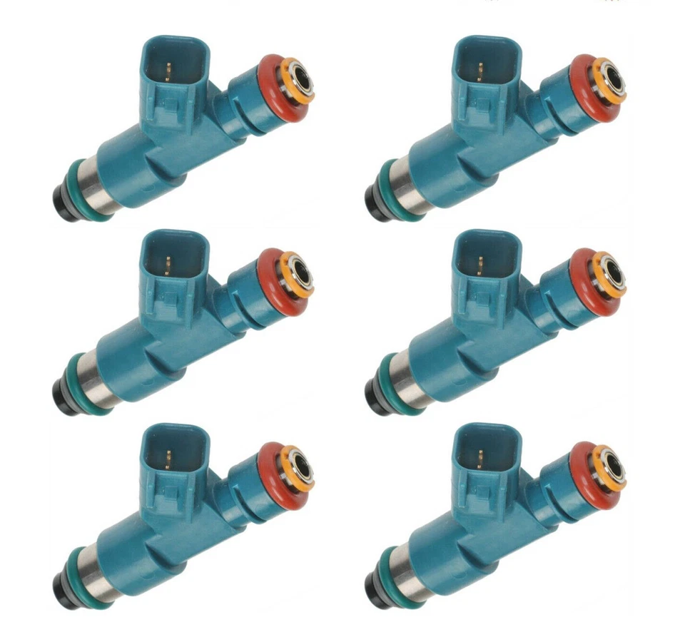 Juego de 6 inyectores de combustible para Land Rover LR2 2008 2009 2010 2011 2012 3,2 L L6 Foto 2 de 4