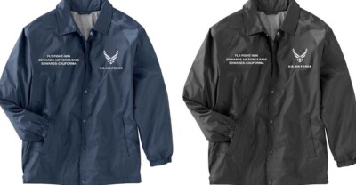 EDWARDS AIR FORCE BASE* CALIFORNIA *EMBROIDERED JACKET*OFFICIALLY