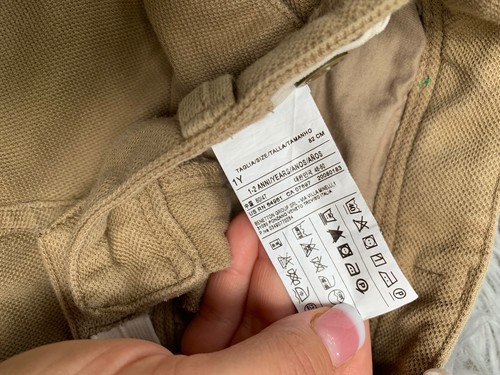 Pantalones marrones United Colors of Benetton talla 12 meses 82 cm 1 año - Imagen 5 de 8