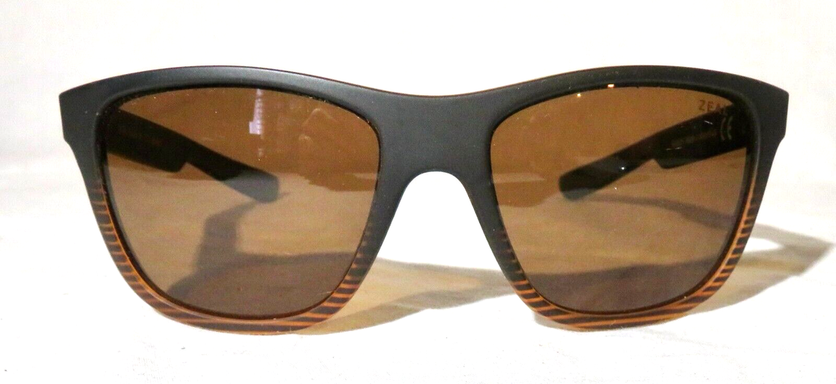 ZEAL OPTICS Vang 中古品・ラスターブラウン Zeal Optics Radium Sunglasses 56.5-18-137 Black plastic frame