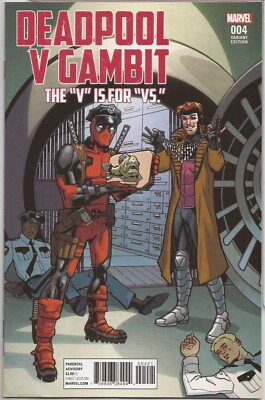 DEADPOOL V GAMBIT #4 - SANDY JARRELL VARIANT - MARVEL COMICS - 2016