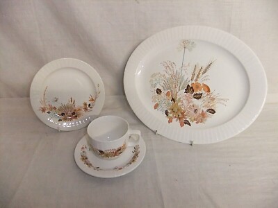 Poole Summer Glory GLANZ Oberfläche - mikrowellen-/spülmaschinenfestes Geschirr - 6E5A #