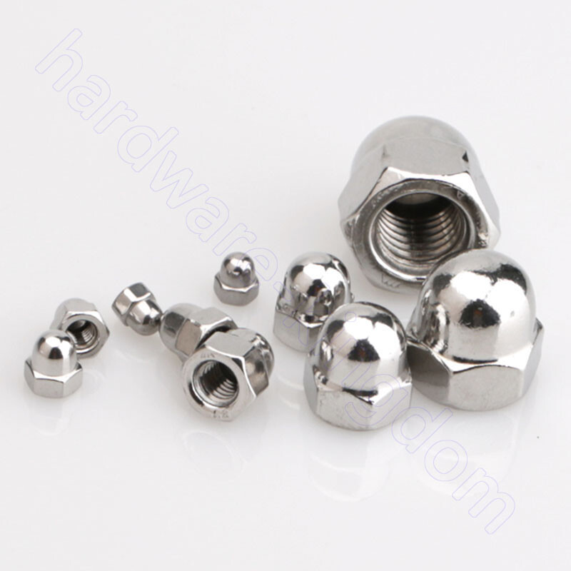 Handmuttern-Set M8-M20 - Edelstahl 304 Hutmuttern Mit Feingewinde (3 Stück M10x1,25mm)