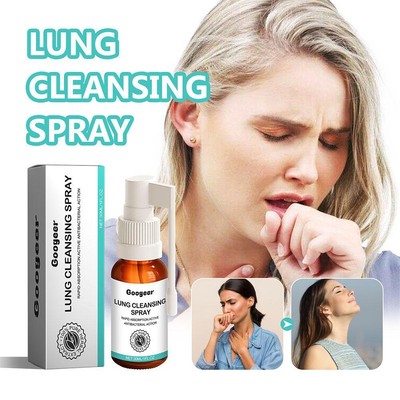1x Respinature Herbal Lung Cleanse Mist Powerful Lung Support Herbal Care Spray
