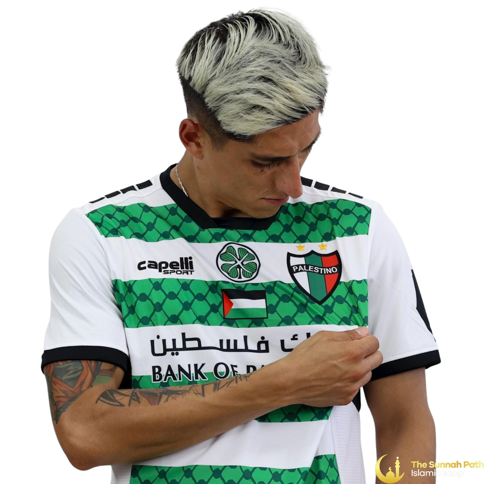 CAPELLI PALESTINO x CELTIC JERSEY PALESTINE FOOTBALL SHIRT SOCCER IRELAND