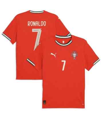 Puma Cristiano Portugal Jersey Men's Puma Cristiano Ronaldo Red Portugal  National Team 2025 Home