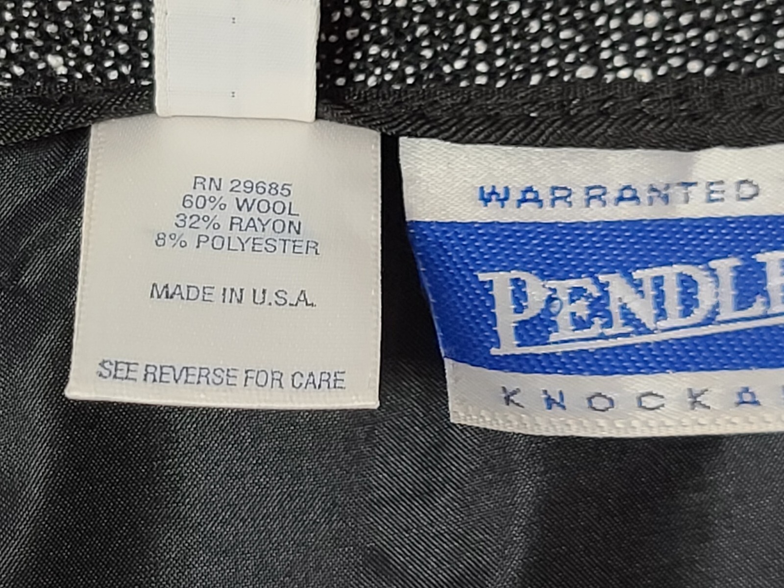 Pendleton Knockabouts Wool Blend Lined Tweed A-Li… - image 6