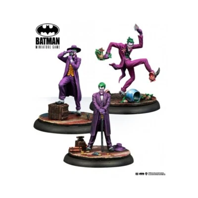THREE STONE (KNIGHTS MODELS) Batman Miniature Game: The Three Jokers