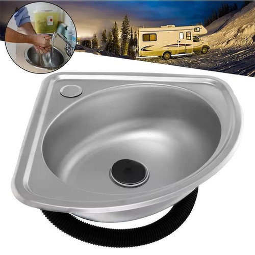 Motorhome Dishwashing Sink Small Wall Mounted Corner Multifunctional Z8V9 B4E3 - Picture 3 of 11