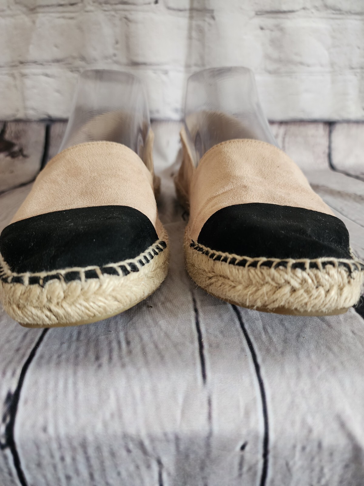 Zara Basic Collection Spadrille Flat Two Tone Wom… - image 2