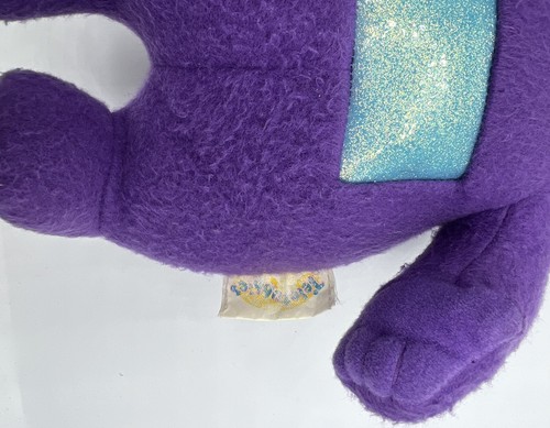 Vintage 1998 Teletubbies 12” Talking Laa Laa (works) & 10” Tinky Winky Plush - Picture 10 of 12