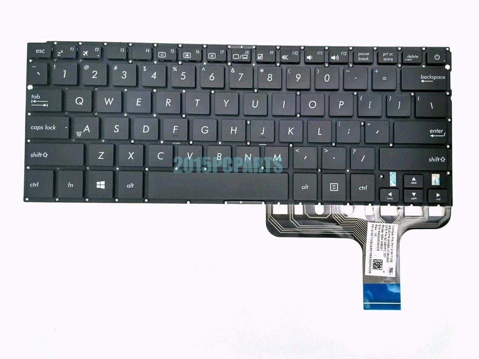 New Asus Zenbook UX305CA UX305CA-DHM4T UX305FA UX305FA-ASM1 Keyboard US - Image 2 of 3