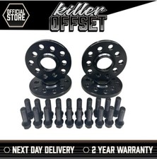 Killer Offset BMW Black Wheel Spacers 10mm 12mm & Bolts M5 F10 F80 M3 M4 M2