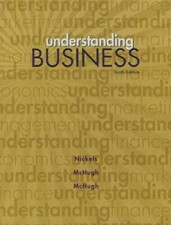 Understanding Business, 10th Edition - Hardcover By William G Nickels - GOOD