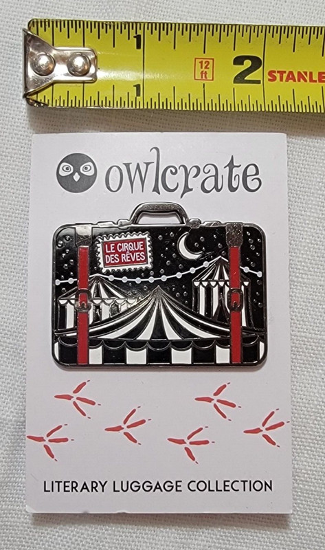 The Night Circus OwlCrate Literary Luggage pin Series 1, #4 of 12