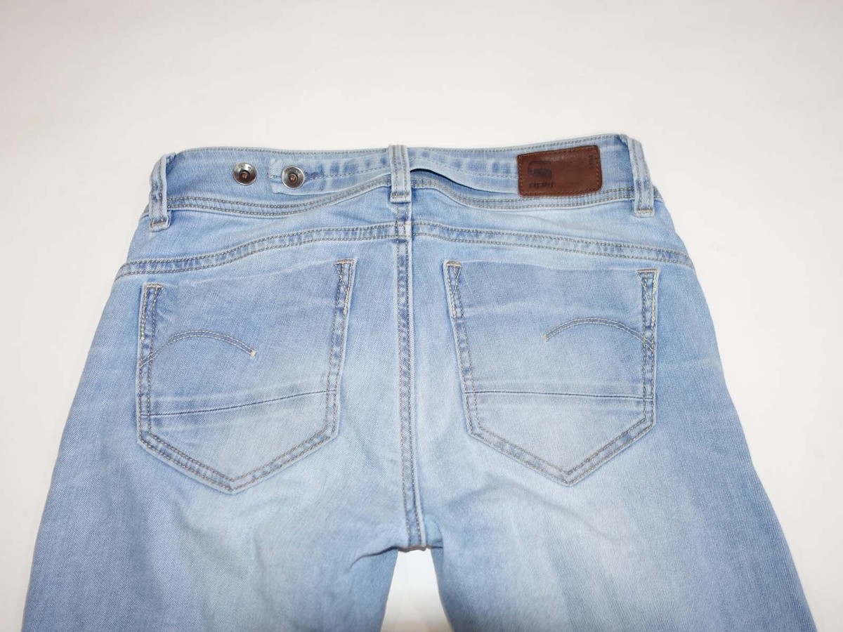 G-Star Raw Women's Midge Saddle Mid Straight Jeans Size 29 x