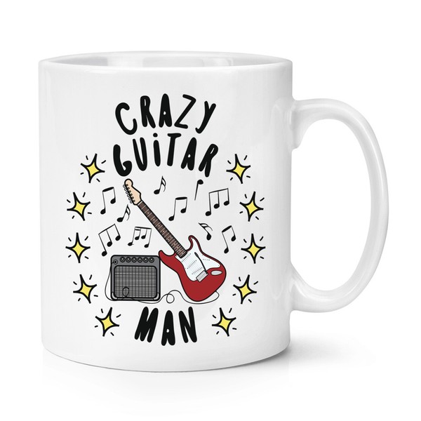 VerrüCkte Gitarre Mann Stars 284Ml Becher Tasse Vatertag Freund Lustig-image