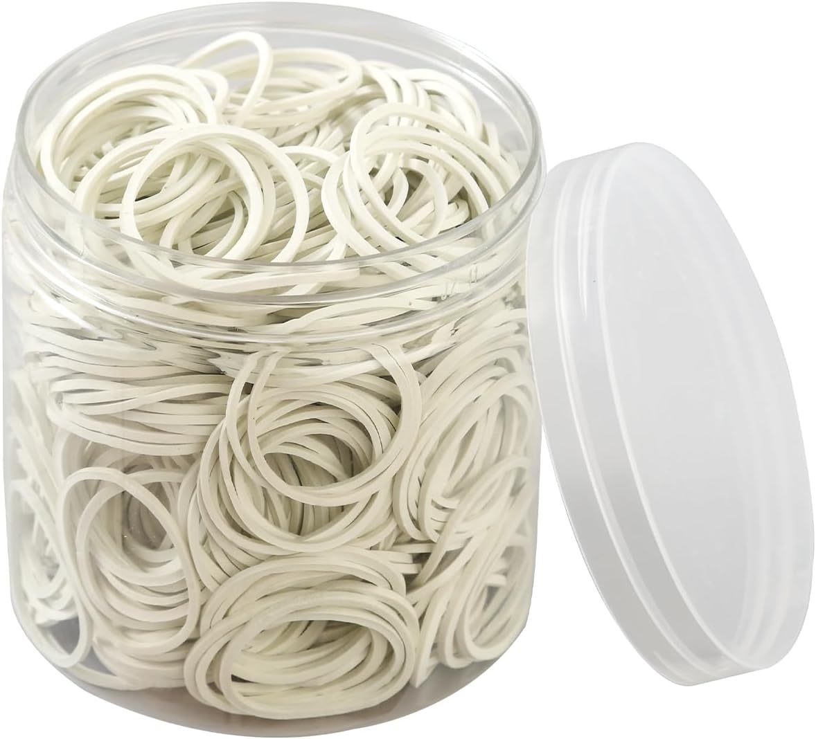 600Pcs 1Inch Stretchy Rubber Bands for Crafts Hair Office DIY Multi-Purpose Elastic Bands