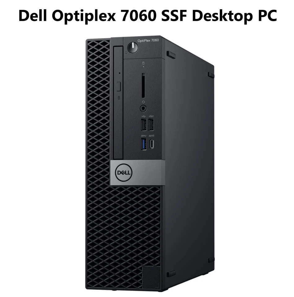 Dell Optiplex 7060 SFF Desktop Intel i7-8700 64GB RAM 1TB SSD WiFi Windows 11 PC - Image 3 of 4