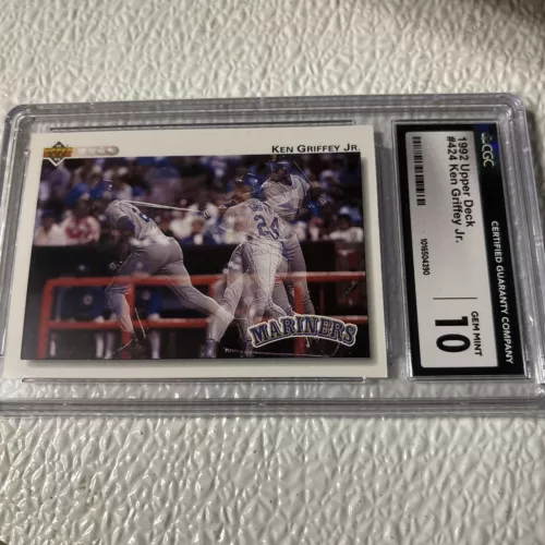 1992 Upper Deck - #424 Ken Griffey Jr CGC GEM MINT 10