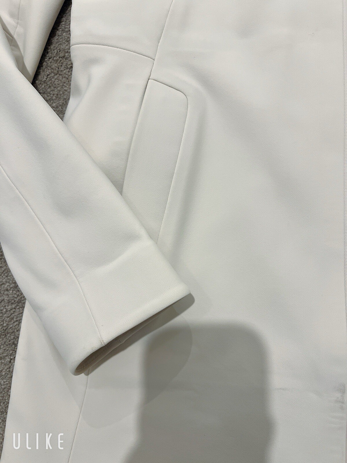 lululemon RepelShell Rain Jacket size  2 Bone Whi… - image 6