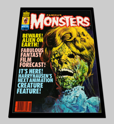 FAMOUS MONSTERS OF FILMLAND #169-Warren Magazine Cover 1980-18” X