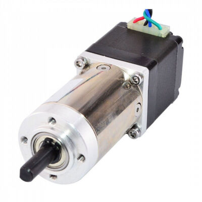 Nema 11 Geared Stepper Motor 6Ncm with 100:1 Gearbox Bipolar Dual D-Cut Shaft