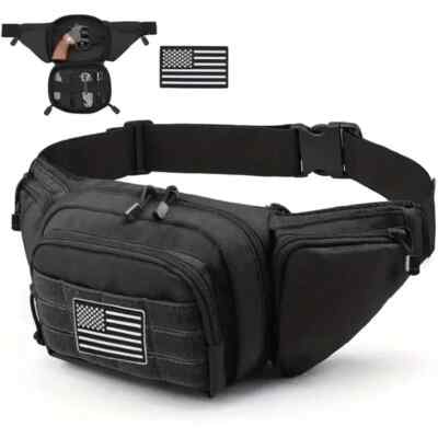 Pack tactique Fanny élingue sac épaule étui molle USA drapeau