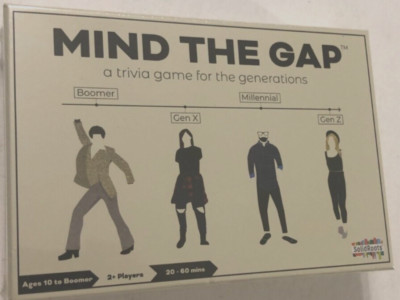 Mind the Gap Trivia Game 2022 Solid Roots Boomer Generation X Z