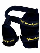 Right Hand Thigh Guard for Cricket Thigh pad Black, Medium Size