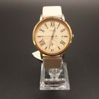 NEW FOSSIL Gazer Two Tone Silver Rose Gold-tone Women's