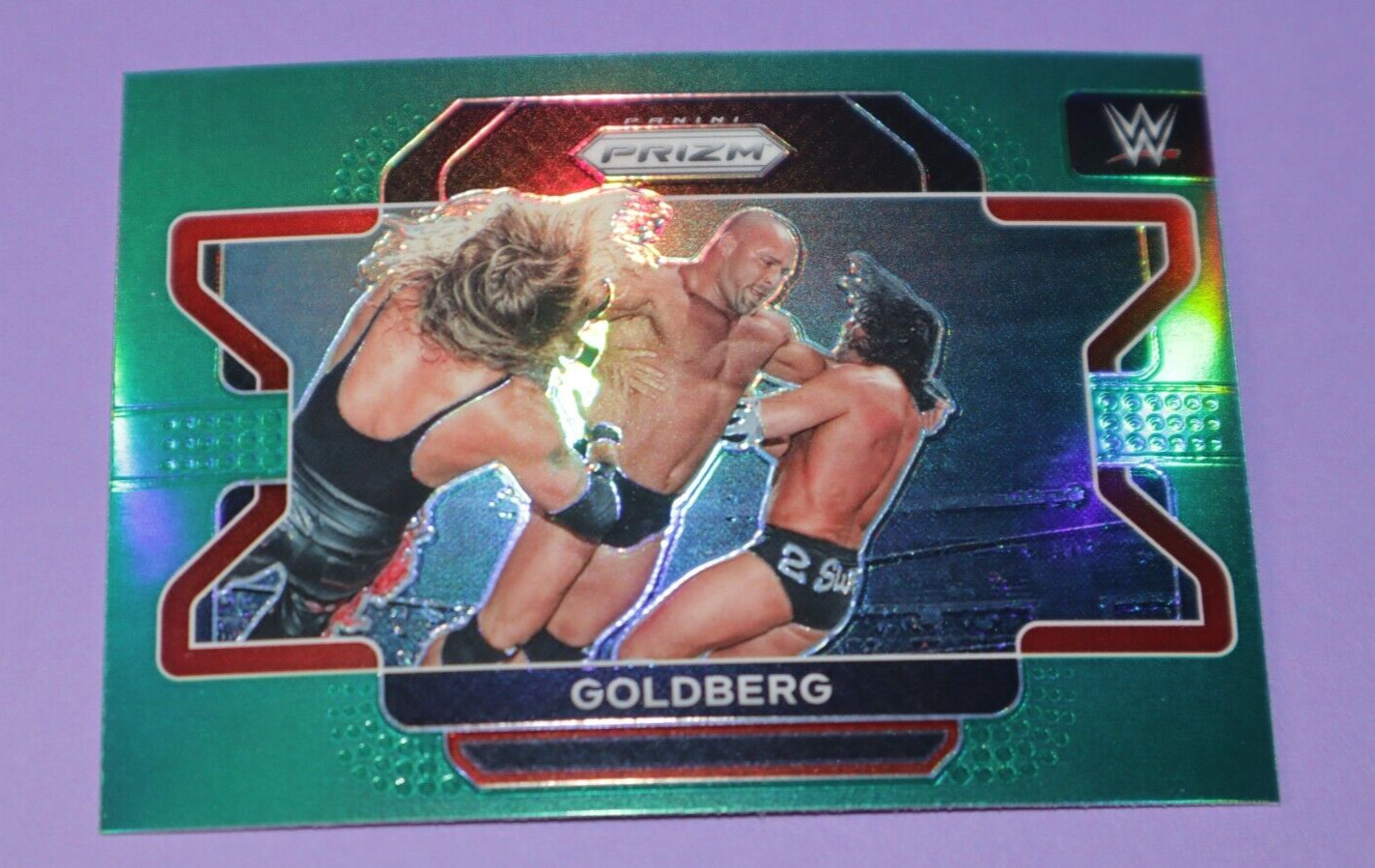 2022 Panini Prizm WWE Green Prizm #33 Goldberg