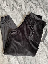 House Of Harlow Velour Joggers 1960 Black XL Pants NWT
