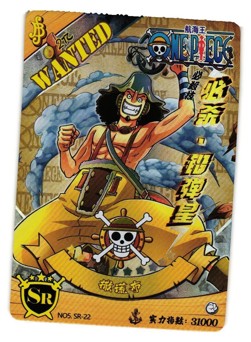 Usopp SR NO5 SR-22 One Piece Anime TCG CCG Anime Card | eBay