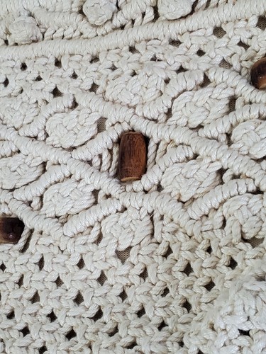 MCI Crochet Clutch with Bead Detail Zipper Closure Made in the Philippines Color - Picture 7 of 7