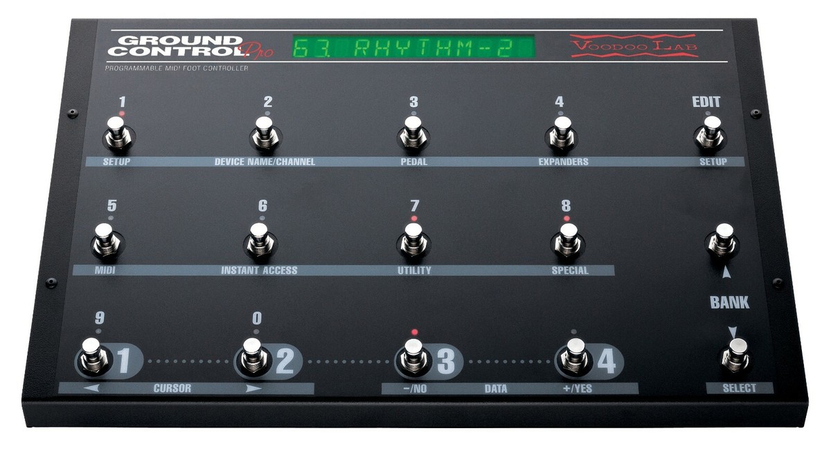 Voodoo Lab Ground Control Pro MIDI Foot Controller Demo w/ Full
