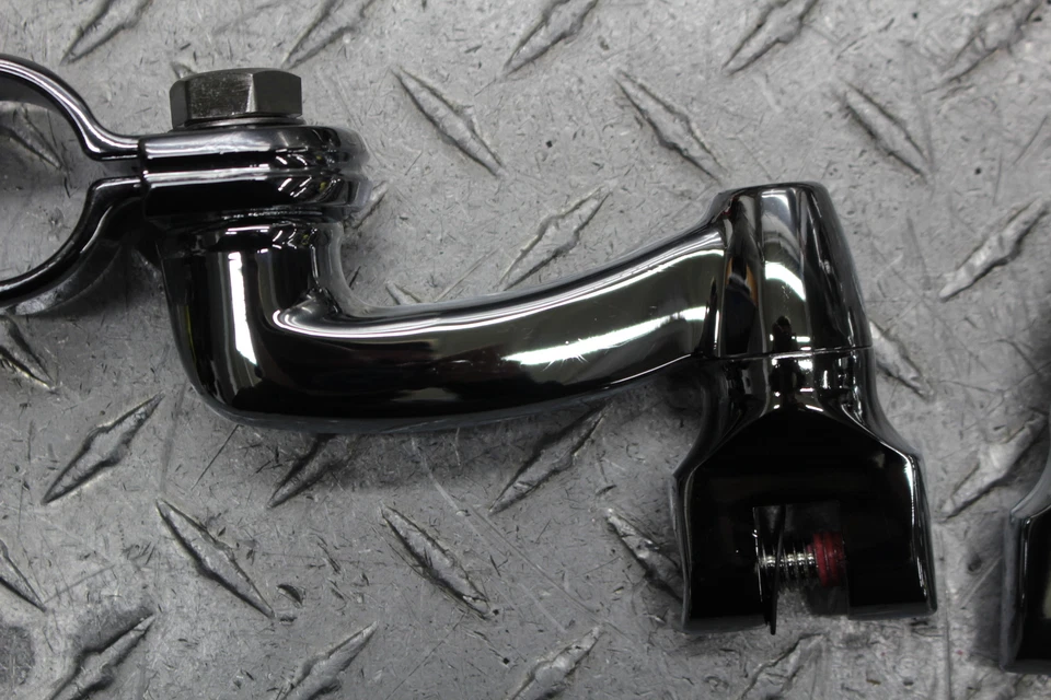 Harley-Davidson Softail Fatboy 2005 reposapiés delanteros cromados para carretera (nuevos) Foto 2 de 4