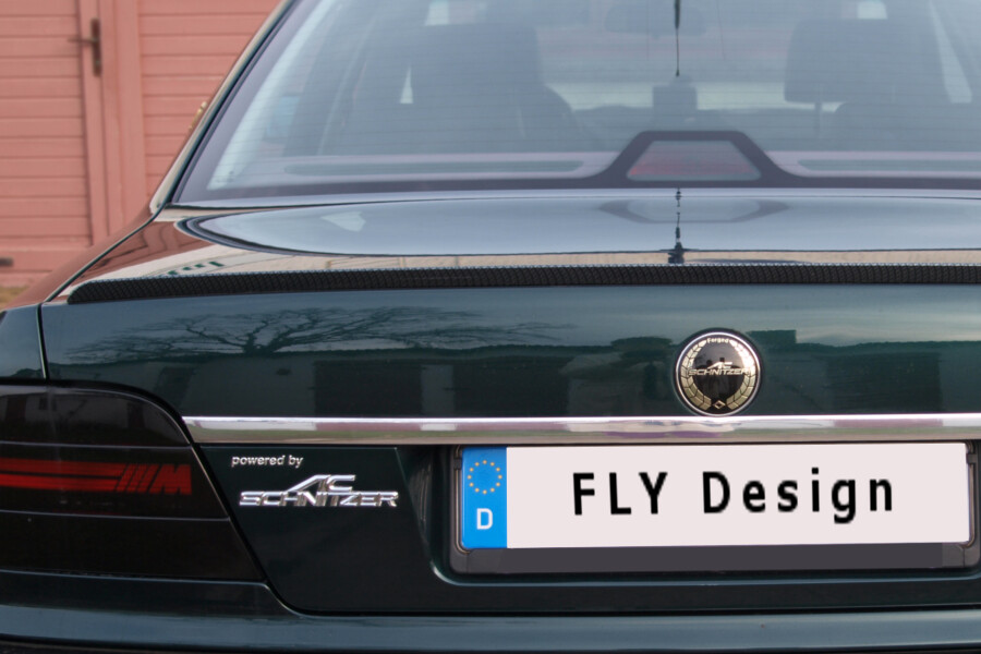 Suitable for BMW E46, Tuning Carbon Pattern Painted Spoiler Rear Spoiler Lip